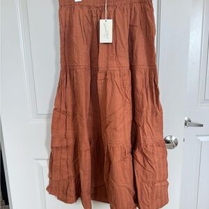 Universal Thread Rust Maxi Skirt